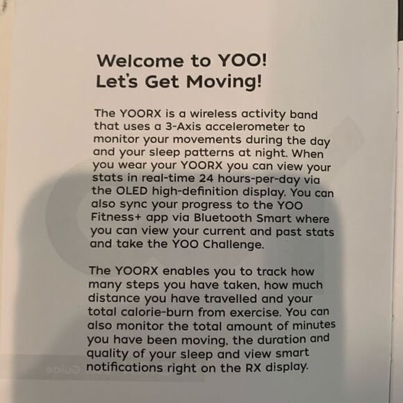 YOORX Wireless Activity Band Black - Picture 7 of 7